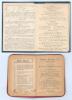 South African cricket membership tickets 1903-1905. Original Cape Town C.C. membership card/ fixture list booklet for season 1904/05, leather covers with gilt title. Sold with a similar membership booklet for Western Province C.C. 1904/05. Both issued to - 2