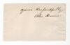 Alec Hearne. Kent & England 1884-1906. Excellent ink signature of Hearne on paper piece, signed &lsquo;Yours Respectfully&rsquo;, laid down. Good condition