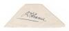 John Thomas Hearne. Middlesex & England 1888-1923. Excellent ink signature of Hearne on paper piece, laid down to irregular shaped paper piece. Good condition