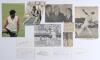 England, New Zealand, India, Pakistan and West Indies 1940s onwards. A selection of mainly modern individual signatures on cards and signed ephemeral items including scorecard, photographs, cuttings, pages etc. Signatures include Les Ames, F.R. Brown, Bob - 2