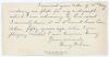 Henry &lsquo;Harry&rsquo; Moses. New South Wales & Australia 1881-1895. Short single page handwritten undated letter in ink from Moses replying to a request for signed photographs of himself, &lsquo;which I am returning by this mail&rsquo;. He continues &lsquo;I scarcely knew it as it