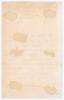 Hugh Trumble. Victoria & Australia 1887-1904. Single page handwritten letter in the form of a testimonial/ reference, neatly written in ink by Trumble in Melbourne, dated 5th February 1892. Trumble writes &lsquo;Mr. White has been known to me for the last two y - 2