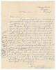 Ronald Arthur &lsquo;Ron&rsquo; Hamence. South Australia & Australia 1935-1951. Single page handwritten letter on ruled paper from Hamence. Writing from Croydon, South Australia and dated 22nd December 1936, Hamence is writing to a newspaper he had recently visited w