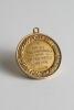 Sydney Francis Barnes, Warwickshire, Lancashire, Staffordshire, England & Wales 1894-1930. M.C.C. tour of Australia 1907-08. Hallmarked 15 carat gold medal presented to Barnes following his performance for England against Australia in the second Test matc - 2