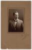 Frank Rowbotham Foster. Warwickshire & England 1908-1914. Exquisite studio portrait of Foster taken on the M.C.C. 1911/12 tour of Australia. Foster is pictured wearing suit and tie. The photograph, laid down to official photographers mount, by T. Humphrey