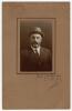 Tom Edward Pawley. Kent 1880-1887. Exquisite studio portrait of Pawley, the tour manager, taken on the M.C.C. 1911/12 tour of Australia. Pawley is pictured wearing suit and tie. The photograph, laid down to official photographers mount, by T. Humphrey & C