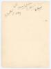 London County Cricket Club 1900. Large album page very nicely signed in ink by members of the London County team who played Surrey at The Oval, plus other members, on 16th to 18th April 1900. Signatures of the players who played in the match are W.G. Grac - 2