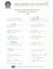 &lsquo;India. Bicentennial World Youth Cup 1988&rsquo;. South Australia Cricket Association headed sheet signed by the Indian youth touring party. Fifteen signatures including Senthilvathan (Cpt), Amre, Bannerjee, Hirwani, Singh Mongia, Raju, Virdi etc. The sheet inc