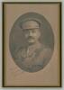 Kumar Shri Ranjitsinhji. Cambridge University, Sussex, London County & England 1893-1920. Original sepia studio portrait photograph of Ranji, head and shoulders in cameo, wearing the military uniform of a British WW1 officer. The oval photograph measures 
