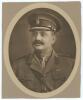 Kumar Shri Ranjitsinhji. Cambridge University, Sussex, London County & England 1893-1920. Original sepia studio portrait photograph of Ranji, head and shoulders in cameo, wearing the military uniform of a British WW1 officer. The oval photograph measures 