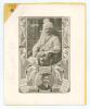 Kumar Shri Ranjitsinhji. Cambridge University, Sussex, London County & England 1893-1920. &lsquo;Complimentary And Farewell Dinner to H.H. Ranjitsinhji Maharaja Jam Sahib of Nawanagar&rsquo;. Original four page menu, with printed yellow textured card wrappers and rib - 2