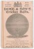 Kumar Shri Ranjitsinhji. Cambridge University, Sussex, London County & England 1893-1920. Folding penny card written by Albert Craig &lsquo;Cricket Poet and Rhymester&rsquo;, and published by the Cricket Press, 25 Temple Chambers, London 1896. Image of Ranjitsinhji t - 3