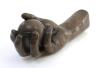 W.G. Grace. An unusual and rarely seen life size bronze hand of Grace holding a cricket ball. The stump of the arm impressed with Grace&rsquo;s signature. The hand and arm measure approximately 11&rsquo; long. The hand and ball, which was apparently produced to comme