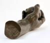 W.G. Grace. An unusual and rarely seen life size bronze hand of Grace holding a cricket ball. The stump of the arm impressed with Grace&rsquo;s signature. The hand and arm measure approximately 11&rsquo; long. The hand and ball, which was apparently produced to comme - 4