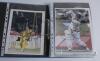 Australia 1990s onwards. Blue binder comprising a good selection of eighty colour and mono press photographs and magazine extracts featuring Australian players. Thirteen are signed by the featured player. Signatures include Shane Warne, Tom Moody, Justin 