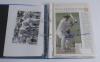 Australia 1990s onwards. Blue binder comprising a good selection of eighty colour and mono press photographs and magazine extracts featuring Australian players. Thirteen are signed by the featured player. Signatures include Shane Warne, Tom Moody, Justin - 3