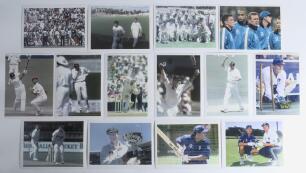 England tour to Australia 1998/99. A good selection of one hundred colour press photographs of action from Tests, one day internationals, tour matches, net practice etc. Players featured include the captains, Alec Stewart and Mark Taylor, also Shane Warne