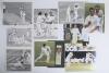 New Zealand tours to England 1983-1997. A selection of sixty colour and mono press photographs featuring New Zealand and England players, with the odd magazine extract, cutting etc. and a scorecard signed by Richard Hadlee. A number of photographs signed 