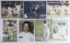 Pakistan 1996 onwards. Thirty colour and the odd mono press photographs featuring Pakistan and England players in Test and one day international match action. Five photographs signed by the featured Pakistan player. Signatures are Shoaib Akhtar, Mohammad - 2