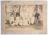 Eastbourne v Lord Sheffield&rsquo;s XI 1886. Inaugural match at The Saffrons, Eastbourne. Two rare and early original sepia photographs, one of Lord Sheffield&rsquo;s XI, the other of both teams for the first match to be played at The Saffrons, Eastbourne, 12th May 1 - 2