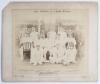 &lsquo;Lord Sheffield&rsquo;s XI v. South Africans&rsquo; 1894. Early and large original sepia photograph of Lord Sheffield&rsquo;s team who played the South Africans at Sheffield Park, East Sussex on the 22nd & 23rd May 1894, the players seated and standing in rows wearing caps
