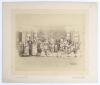 Sheffield Park, East Sussex 1890s. Three original sepia photographs depicting events taking place at the Earl of Sheffield&rsquo;s seat at Sheffield Park. Subjects include a presentation of a prize giving ceremony in progress in front of the ornate pavilion wit - 2