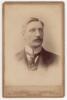 Sir Charles Aubrey Smith. Sussex, Transvaal & England 1882-1896. Excellent sepia cabinet card photograph of Smith, head and shoulders in formal attire. Cabinet card by E. Lindner of Kings William&rsquo;s Town, Cape of Good Hope, South Africa and measures 4.25&rdquo;x