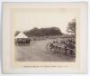 The Earl of Sheffield. &lsquo;&rdquo;Volunteer Review&rdquo; at &ldquo;Sheffield Park&rdquo;, July 18, 1891&rsquo;. Two large early original sepia photographs depicting an event of military &lsquo;manoeuvres&rsquo; held at Sheffield Park. The scenes depict large numbers of participants, reportedly comp