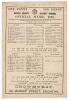 &lsquo;Sussex v Surrey 1888&rsquo;. Early original double sided scorecard for the match played at Hove 26th- 28th July 1888 with complete printed scores. Surrey won by ten wickets, for Sussex, Cotterill top scored with 52 and A.B. Hise took 7-44 in Surrey first innin