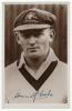 Australian tour of England 1930. Excellent complete set of fifteen sepia real photograph plain back postcards of each member of the Australian touring party. Each player featured on the postcards has been taken head and shoulders, wearing Australian sweat - 5