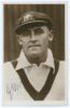 Australian tour of England 1930. Excellent complete set of fifteen sepia real photograph plain back postcards of each member of the Australian touring party. Each player featured on the postcards has been taken head and shoulders, wearing Australian sweat - 10