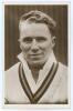 Australian tour of England 1930. Excellent complete set of fifteen sepia real photograph plain back postcards of each member of the Australian touring party. Each player featured on the postcards has been taken head and shoulders, wearing Australian sweat - 16