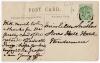 &lsquo;Sussex v Australians 1909&rsquo;. Mono real photograph postcard of the crowd in attendance during the match, many of the men wearing boaters. Handwritten message to verso, postmarked 1909. Odd faults, good condition - 2