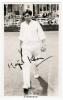 Majid Jahangir Khan. Lahore, Punjab, PIA, Glamorgan & Pakistan 1961-1985. Mono real postcard of Khan walking out to bat. Nicely signed by Khan in black ink. Title to lower border. &lsquo;C. Goodman of Newmarket&rsquo; postcard. Good/very good condition
