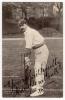 Harry Wrathall. Gloucestershire & London County 1894-1907. Early mono printed postcard of Wrathall standing full length at the wicket in batting pose wearing Gloucestershire cap. Boldly signed in black ink Wrathall &lsquo;Yours Faithfully&rsquo;. Series unknown. Pos