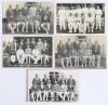 Kent 1921-1925. Five mono real photograph postcards of Kent teams of the period, players depicted seated and standing in rows. Teams are 1921, 1922, 1923, 1924 and 1925. All published by B.C. Flemons of Tonbridge. Players featured include Troughton, Wood,