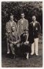 Kent. The Bryan brothers c.1925. Original mono real photograph postcard of the three Bryan brothers, Ronnie (Kent 1920-1937), Godfrey (Kent 1920-1933) and Jack (Kent & Cambridge University 1919-1932) standing full length wearing cricket attire and blazers