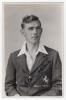 Alan Edward Watt. Kent 1929-1939. Mono real photograph studio portrait of Watt, half length wearing cricket attire and Kent blazer. Nicely signed in black ink to the photograph by Watt. Printed title &lsquo;Alan Watt&rsquo;. Date &lsquo;1936&rsquo; annotated in pencil to verso. 