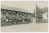 &lsquo;Sussex v India Hove 1911. Relf & Vine entering the field&rsquo;. Rare sepia real photograph postcard for the match played at Hove, 21st- 23rd August 1911. The postcard shows opening batsmen, R.R. Relf and Joe Vine, walking out to bat for Sussex. Wiles of Hove,