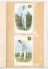 &lsquo;South African International Cricketers 1929&rsquo; series. Full set of sixteen colour postcards depicting each of the original members of the touring party, with &lsquo;S.A. 1929&rsquo; emblem to top corner of each. Produced in South Africa for the tour of England in 1929 - 3