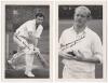 New Zealand. Bryan Yuile and Bruce Taylor 1969. Two mono real photograph plain back postcards, one of B.W. Yuile (Central Districts & New Zealand 1959-1972) depicted half length wearing cricket attire and holding a ball, the other of B.R. Taylor (Canterbu
