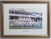 &lsquo;The First Competitive Day/Night Match. AXA Life League- Warwickshire v Somerset&rsquo; 1997. Large limited edition colour print from the original by the artist C.B. Flinders of the first official day/ night match to be played in England, depicting the match in - 2