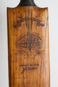 Kumar Shri Duleepsinhji. Sussex, Cambridge University & England 1924-1932. A &lsquo;Summers Brown Jack Hobbs Force&rsquo; Harrow cricket bat used by Duleepsinhji during the 1929 season. Sussex played Gloucestershire at Cheltenham on August 14th-16th and Duleepsinhji 