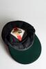 New Zealand black cloth Test cap, by Westminster, Freister, with embroidered &lsquo;silver fern&rsquo; emblem of New Zealand to cap. Appears match worn, good condition. Ownership unknown. - 3