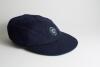 Indian navy blue cloth Test cap, by Ad-Art of Bombay, with wired emblem of India with wording &lsquo;Indian Cricket Team&rsquo;. Appears match worn, good condition. Ownership unknown.