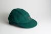 Pakistan green wool Test cap, by Shaheen Cap House of Karachi, with wired silver emblem of Pakistan to front of cap. Appears match worn, good condition. Ownership unknown. - 2