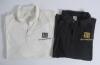Sir Richard John Hadlee. Canterbury, Nottinghamshire, Tasmania and New Zealand 1971-1987. Two short sleeve casual shirts, one white, one black, worn by Hadlee during his final Test series for New Zealand and presented to David Frith at the close of the 3r