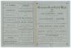 &lsquo;Sussex v. Gloucestershire&rsquo; Cheltenham Cricket Festival 1878. Early official folding scorecard for the match played at the College Ground, Cheltenham, 19th- 21st August 1878. The scorecard with complete printed scores with advertising and programme of mus - 2