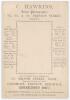 Gentlemen of Sussex v M.C.C. and Ground &lsquo;Official Score for 1881&rsquo;. Original double-sided scorecard with near complete printed and handwritten scores for the match played at Hove 12th & 13th August 1881. The two day match (not first-class) was drawn, M.C.C - 2