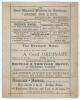 &lsquo;Surrey Club and Ground v. Hastings & St. Leonards C.C.&rsquo; Hastings Cricket Week 1887. Early original double sided scorecard for the match played at Hastings 24th & 25th August 1887. The scorecard with complete printed scores is printed on an original sheet - 2